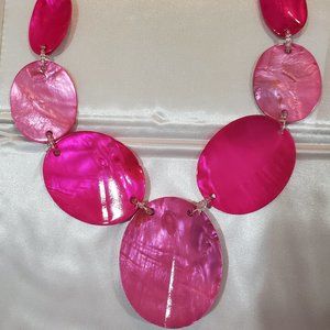 Necklace 17" Pink